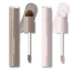 2Pcs Cool Toned Liquid Contour and Highlighter Stick, Blendable Lightweight Cold Grey Bronzer Contouring Smooth Brightening Illuminator Face Shaping Makeup Kit, Long-Lasting and Matte Finish - Image 2