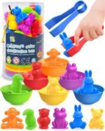 Counting Animals Montessori Toys for 3 4 5 Years Old Boys Girls, Preschool Learning Activities Educational Sensory Toys Gifts Stocking Stuffers for Kids Toddlers Ages 3-5, 4-8 - Image 2