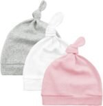 Durio Newborn Baby Hat and Mittens Set - Soft Cute Mittens and Hat for Baby Girls and Boys 0-6 Months - Image 2