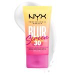 NYX PROFESSIONAL MAKEUP Blurscreen SPF 30 Primer, 3-in-1 Blurring Makeup Primer with Sunscreen, Vegan Formula with No White Cast or Greasy Feeling - Image 2