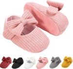 Ohwawadi Infant Baby Boys Girls Slippers Cozy Fleece Booties Soft Bottom Warm Cartoon Socks Newborn Crib Shoes - Image 2