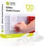 Power Gear Outlet Covers Baby Proofing Child Proof Plug Covers for Electrical Outlets Easy Install Outlet Plug Covers UL Listed Shock Prevention Clear 54614 120 Count - Image 2