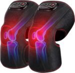 QUINEAR Knee Massager for Pain Relief,Air Compression Heating Pad for Knee,Heated Knee Warmers Wrap, Gifts for Men Women Dad Mom,3 Modes & 3 Intensities - Image 2