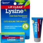 Quantum Health Lip Clear Lysine+ Cold Sore Treatment Soothe & Moisturize Mouth Sores - L-Lysine Menthol Calendula & Propolis Ointment - Transparent Fever Blister Healing Balm - 0.25 Oz - Image 2