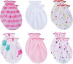 RATIVE Baby Mittens No Scratch Organic Cotton for Newborn 0-6 Months | Baby Essentials Must-Haves for Boys & Girls - Image 2