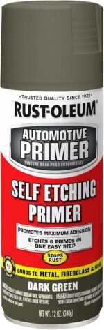 Rust-Oleum 249322 Automotive Self Etching Primer Spray, 12 oz, Matte Dark Green - Image 2