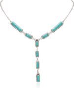 Rustic Couture's Western Turquoise Necklace Jewelry for Women Cowgirl Vintage Necklace - Image 2