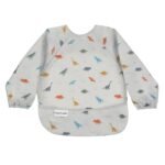 Tiny Twinkle Long Sleeve Bib for Babies & Toddlers – Waterproof Smock Bib for Eating – Machine Washable & Mess-Proof, Baby Feeding Essential & Shower Must-Have(Dinosaur, 6–24M) - Image 2